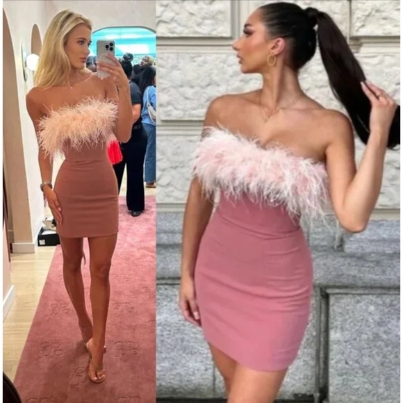 NEW House of CB Alexa Dress Warm Pink Large+ (XL) - Picture 8 of 17